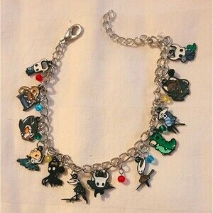 Hollow Knight Inspired Adjustable Dangle Charm Bracelet
